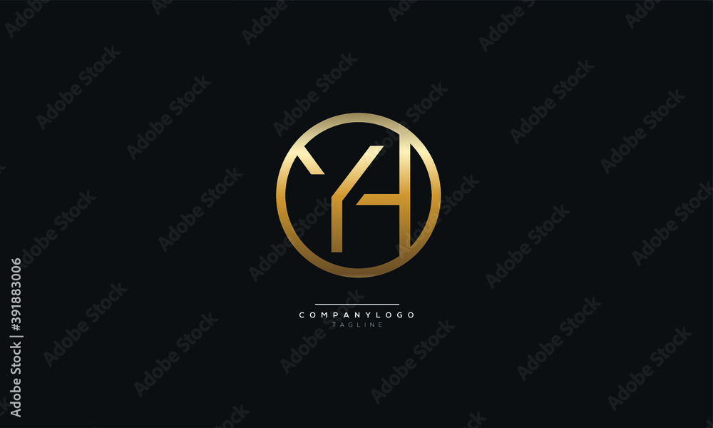 Letter YH Business Logo Design Alphabet Icon Vector Monogram Letter YH Business Logo Design Alphabet Icon Vector Monogram