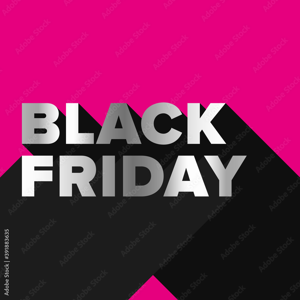 Black Friday Sale. Black Friday 2020. Black Friday Sale Banner with Black Friday Text Logo. Social Post, Ad, Advert, Banner, Template etc. Vector EPS10