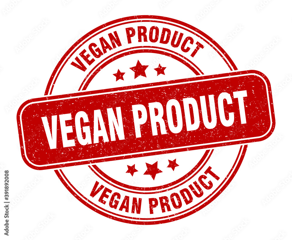 vegan product stamp. vegan product label. round grunge sign vegan product stamp. vegan product label. round grunge sign