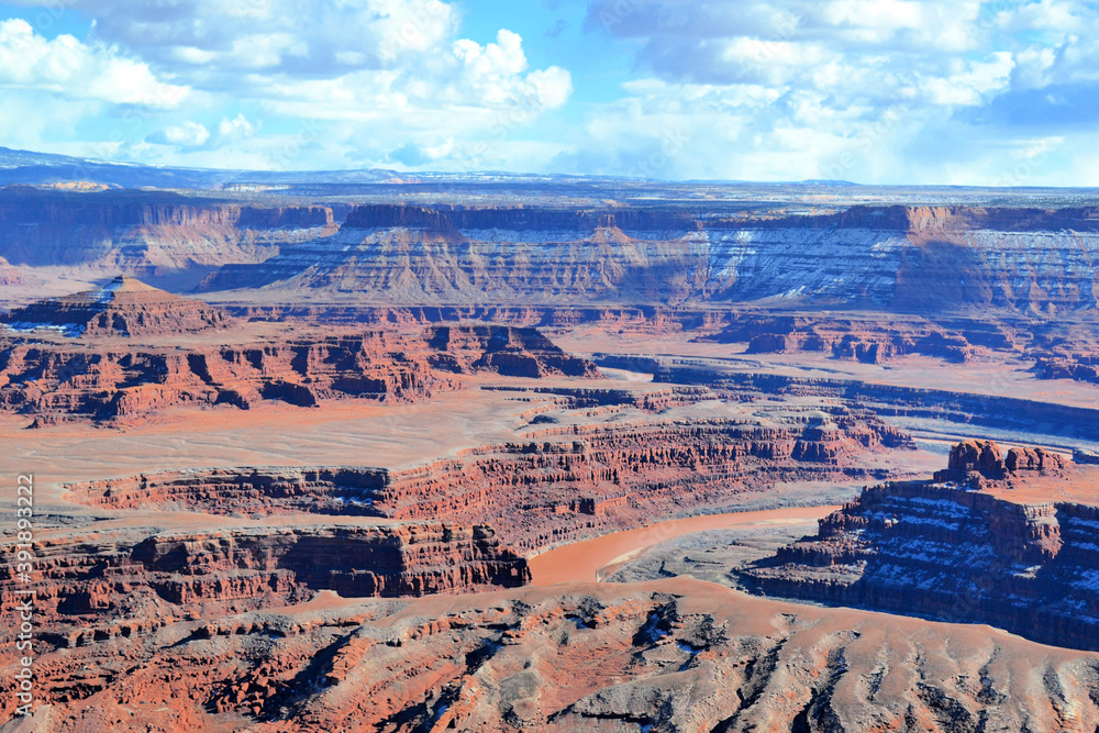 Astonishing view from Canyonland National Park, Moab, Utah
