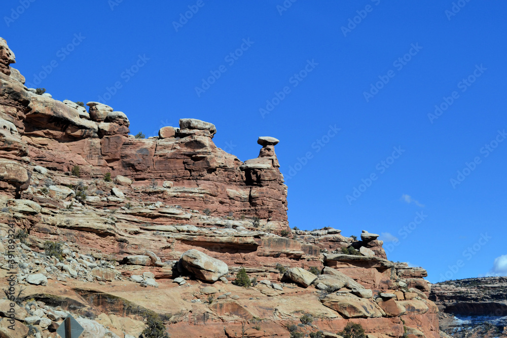 Red rocks in Canyonland National Park, Moab, Utah