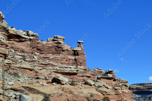 Obraz na płótnie Red rocks in Canyonland National Park, Moab, Utah w salonie