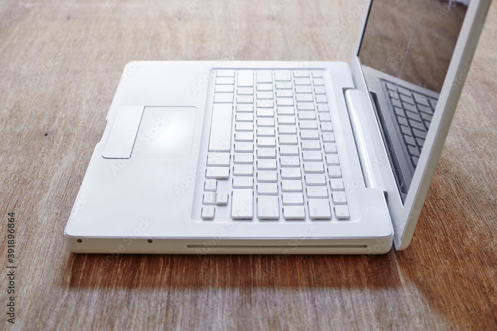 White Laptop Computer White Laptop Computer
