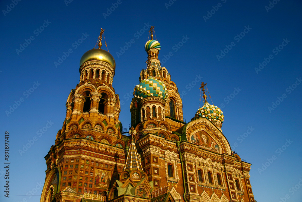 The Church of the Savior on Spilled Blood in Saint Petersburg, Russia