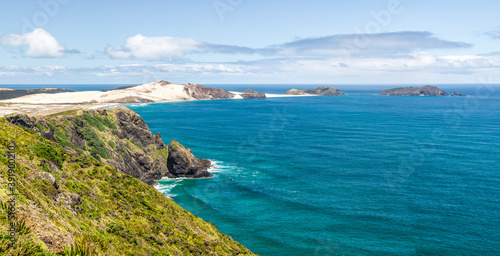 West coast line top of New Zealand