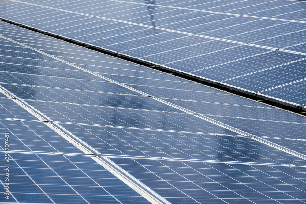 solar panels on a roof, Abstract Detail Of Solar Panels solar panels on a roof, Abstract Detail Of Solar Panels
