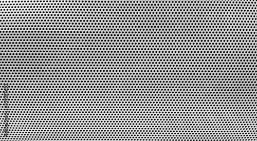 perforated silver metal grid,Steel with black hole grilles for the background,metal grid wicker texture, Pattern of dots,Protective grating surface.
