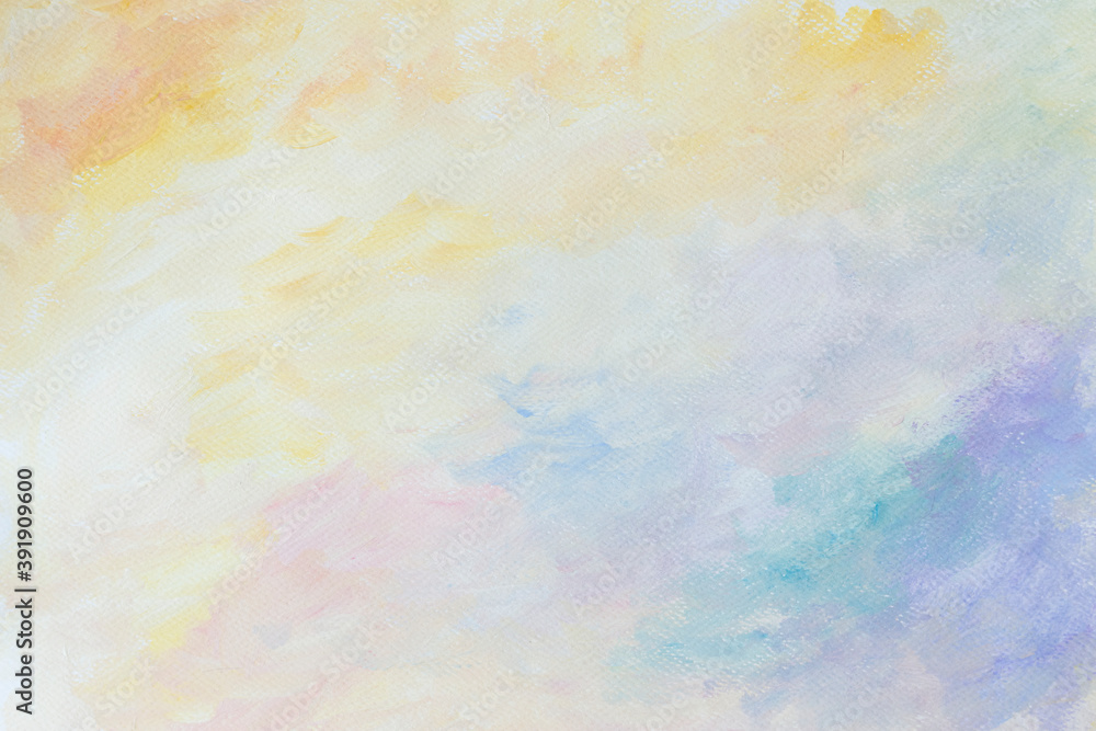 Colorful abstract pastel watercolor background