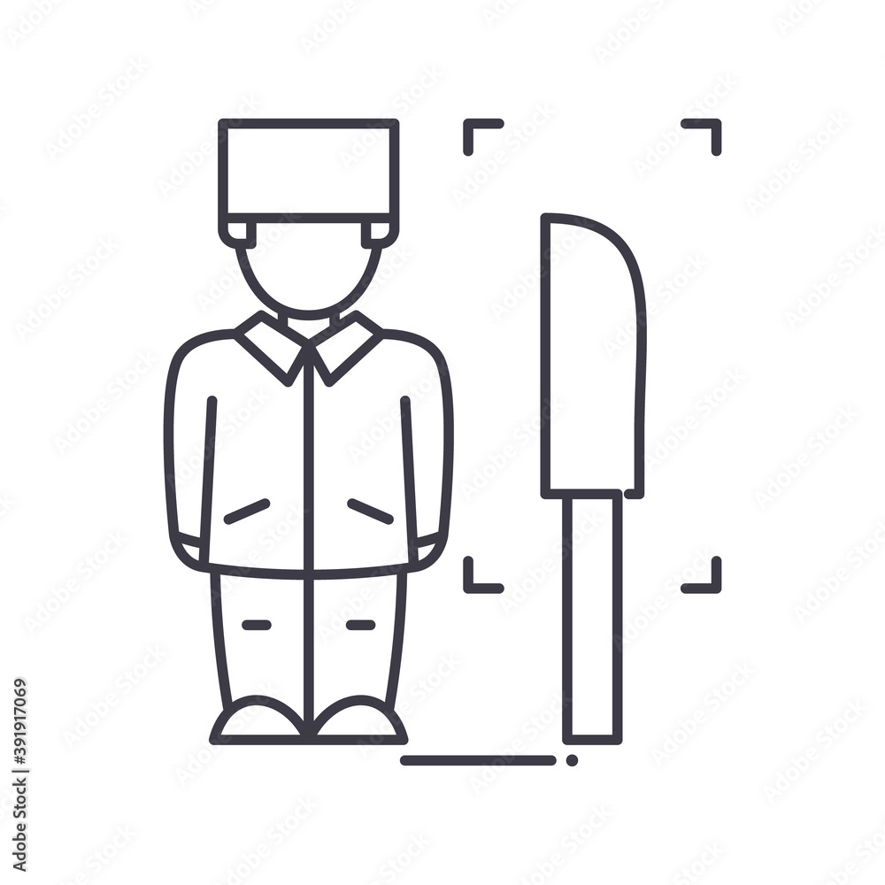 Surgeon icon, linear isolated illustration, thin line vector, web design sign, outline concept symbol with editable stroke on white background. Surgeon icon, linear isolated illustration, thin line vector, web design sign, outline concept symbol with editable stroke on white background.