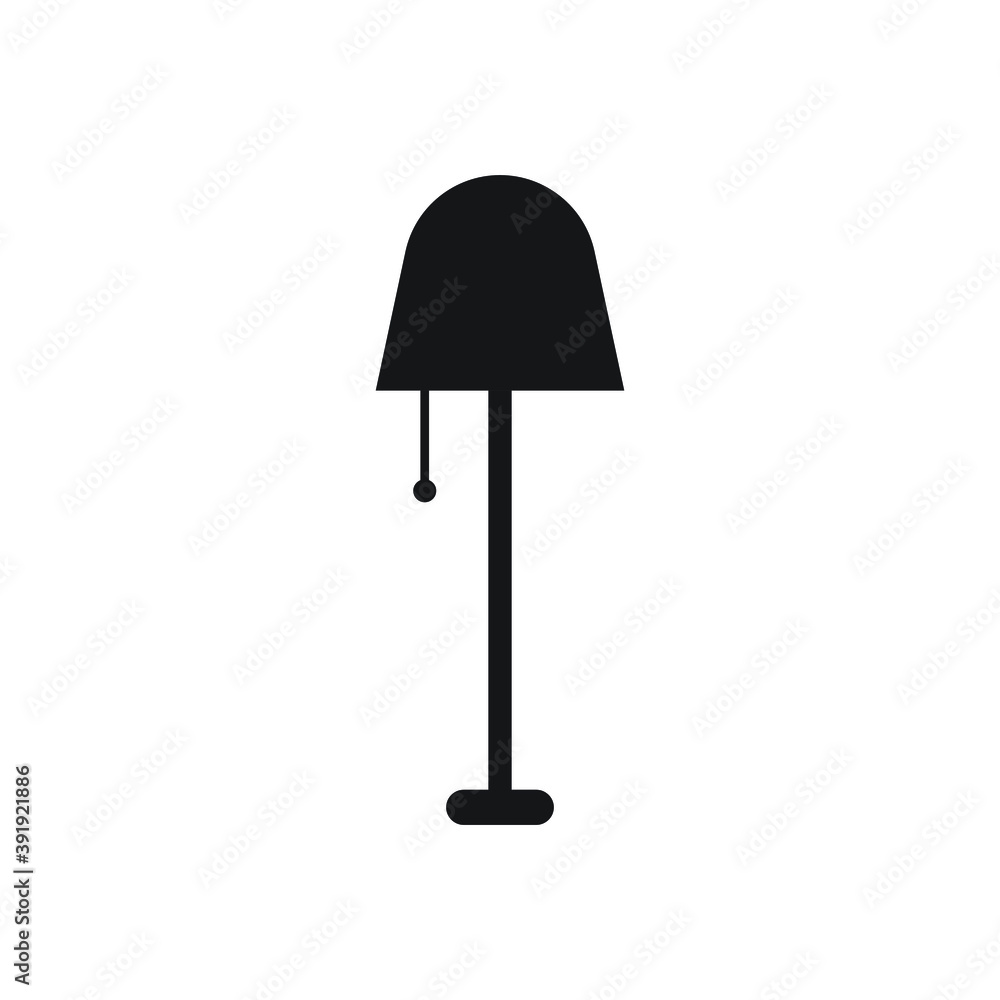Lamp icon design isolated on white background Lamp icon design isolated on white background