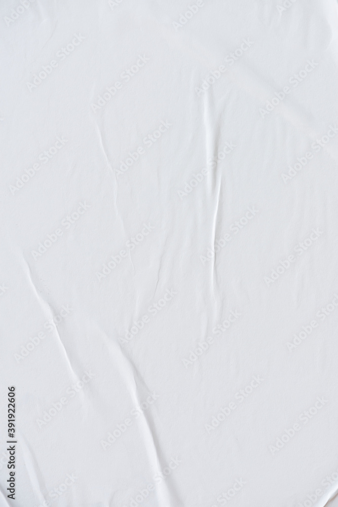 White crinkled paper texture background Stock Photo | Adobe Stock