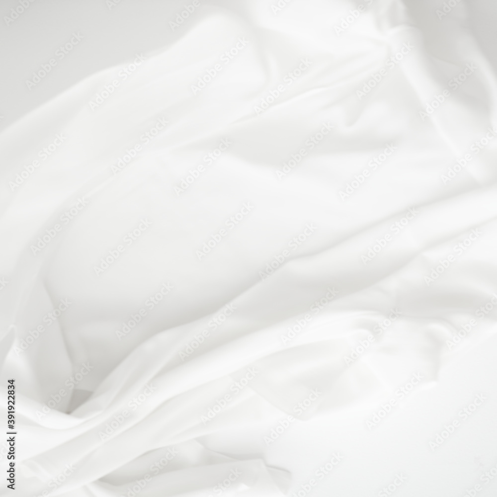 Obraz premium White fabric texture background design element