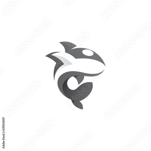 Killer Whale Orca Mascot Logo