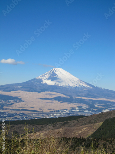杓子峠からの富士山
