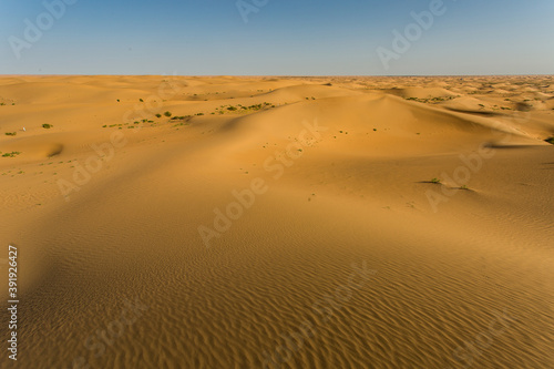 Landscape photography of Tengerei Desert in Alxa, Xinjiang