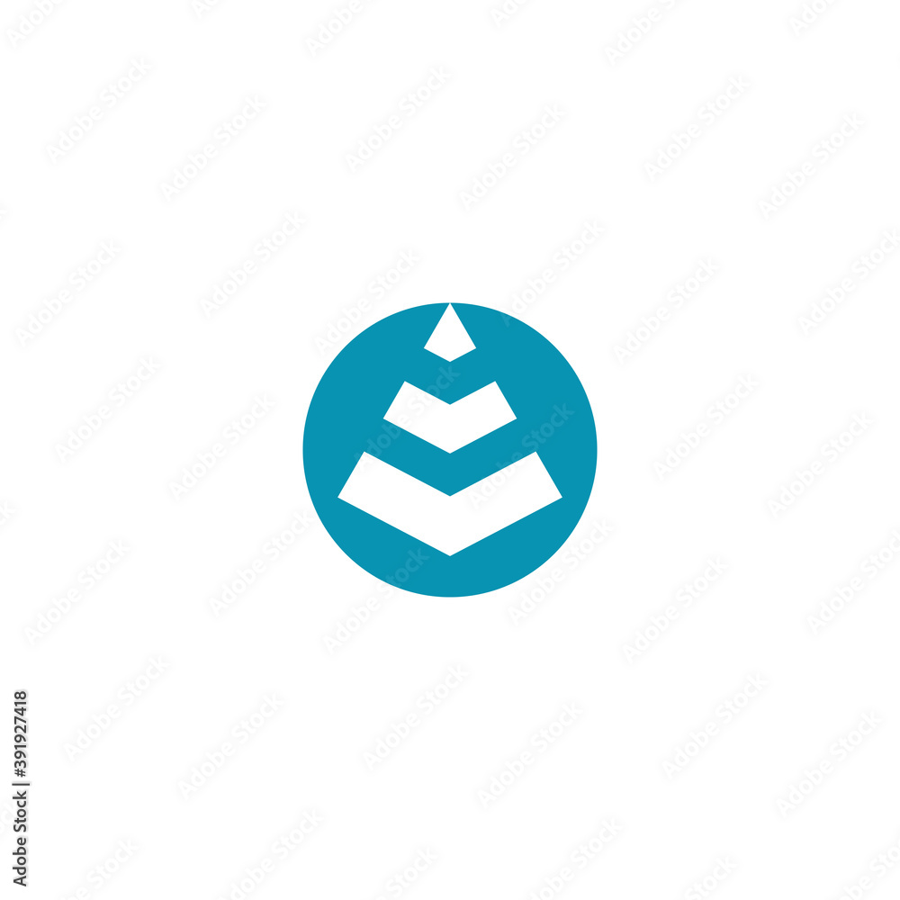 Triangle Logo Template vector icon illustration design Triangle Logo Template vector icon illustration design