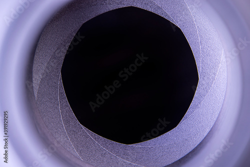 Cuadro en lienzo Wide open aperture on a manual camera lens