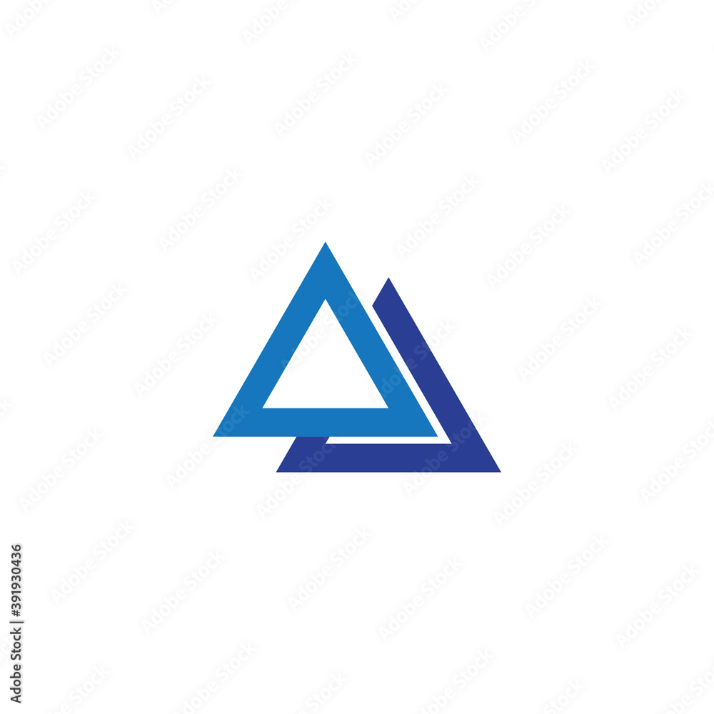 Triangle Logo Template vector icon illustration design Triangle Logo Template vector icon illustration design