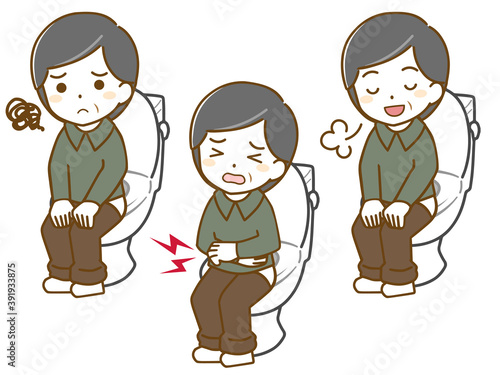 中年男性のトイレ