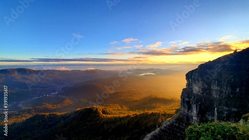 Sunshine on mountine in georgia © giorgi