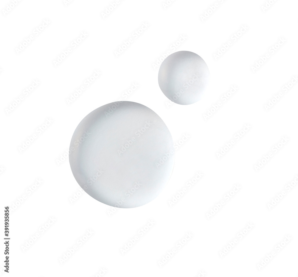 cosmetic cream on a white background cosmetic cream on a white background