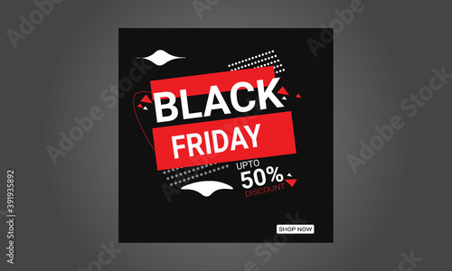 Black Friday Discount Store for Sale Web Banners.Premium Vector