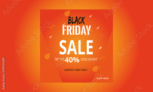 Big Discount Offer poster or banner for Black Friday Weekend Activities