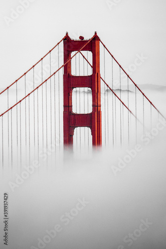 Фотография Bridge over fog