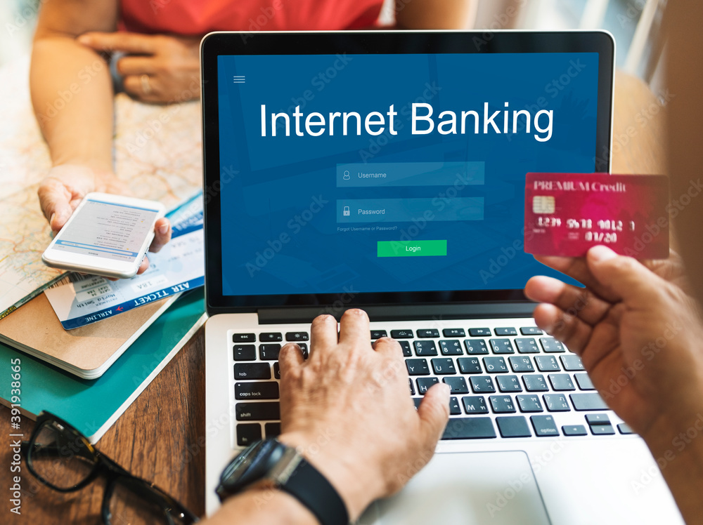 Internet banking website Internet banking website
