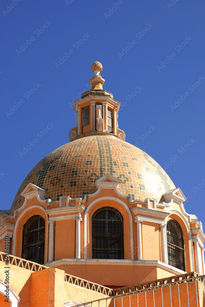 Cholula cúpula de la iglesia