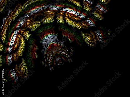 Wallpaper Mural Imaginatory fractal background Image Torontodigital.ca