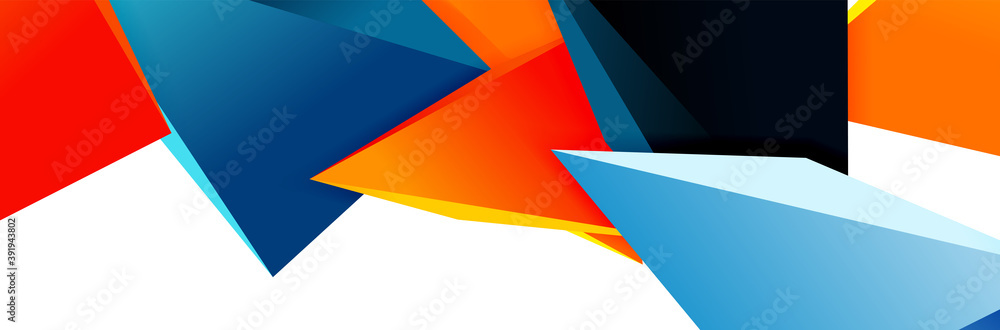 Triangle mosaic abstract background, 3d triangular low poly shapes. Geometric vector illustration for covers, banners, flyers and posters and other Triangle mosaic abstract background, 3d triangular low poly shapes. Geometric vector illustration for covers, banners, flyers and posters and other