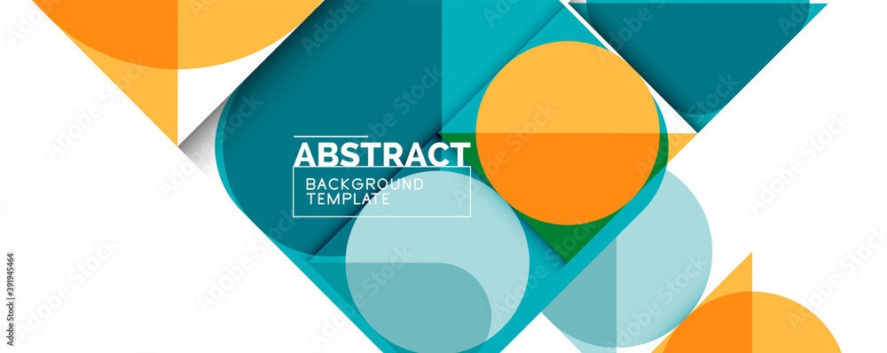 Simple circles and triangles abstract background. Vector illustration for covers, banners, flyers and posters and other designs Simple circles and triangles abstract background. Vector illustration for covers, banners, flyers and posters and other designs