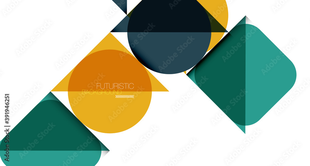 Simple circles and triangles abstract background. Vector illustration for covers, banners, flyers and posters and other designs Simple circles and triangles abstract background. Vector illustration for covers, banners, flyers and posters and other designs