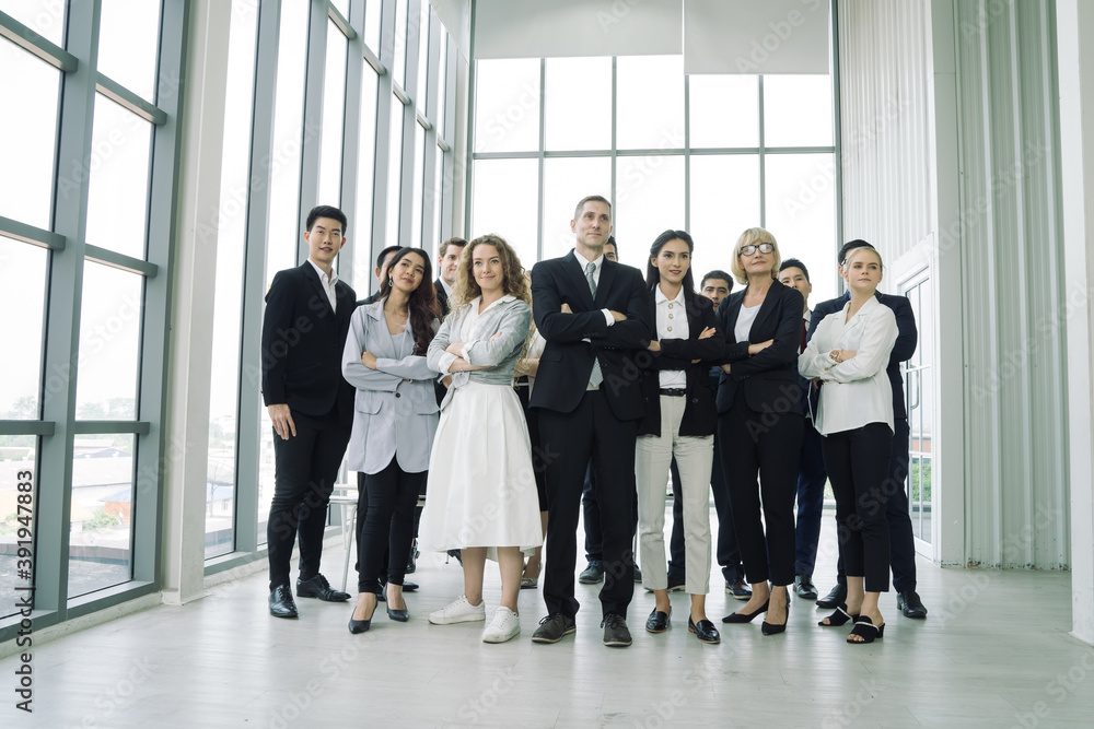Group of business people with businessman at modern office,Business and entrepreneurship concept. Group of business people with businessman at modern office,Business and entrepreneurship concept.