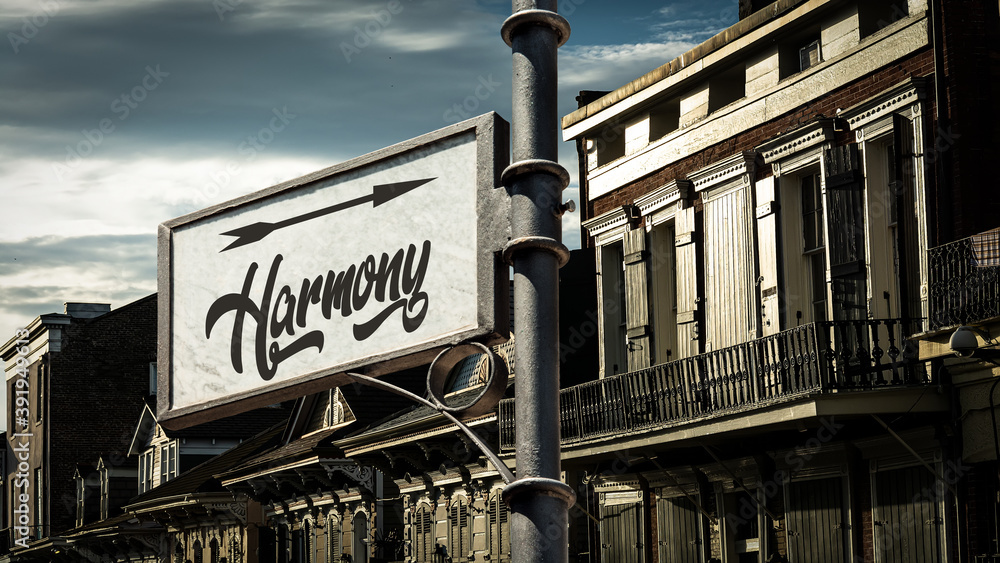 Street Sign to Harmony