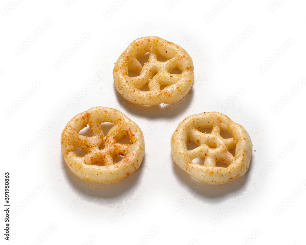Crispy and crunchy Salty wheat wheel & Wheels, Wheelos, fryums or frymus, Fried and Spicy snack food, Indian Pouch Packing Street Food, selective focus - Image Crispy and crunchy Salty wheat wheel & Wheels, Wheelos, fryums or frymus, Fried and Spicy snack food, Indian Pouch Packing Street Food, selective focus - Image