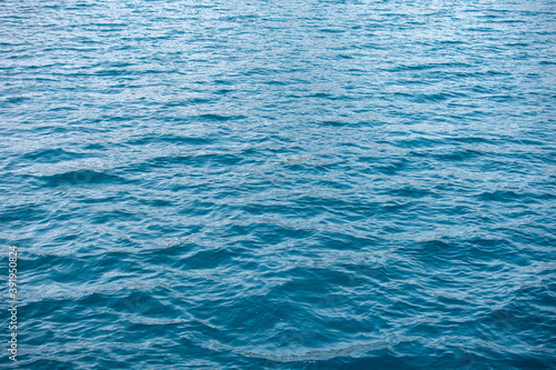 Clear Blue Ocean Water. Backgrounds of water from the sea
