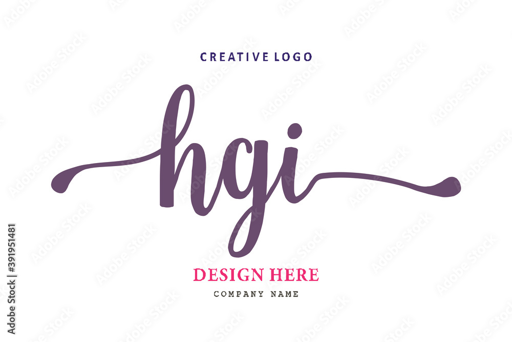 HGI lettering logo is simple, easy to understand and authoritative HGI lettering logo is simple, easy to understand and authoritative