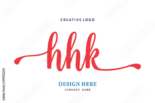 HHK lettering logo is simple, easy to understand and authoritative