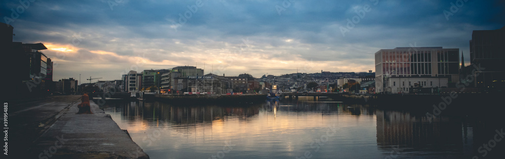 Cork, Ireland - Port of Cork, the main port serving the South of Ireland, and the second busiest port in Ireland.