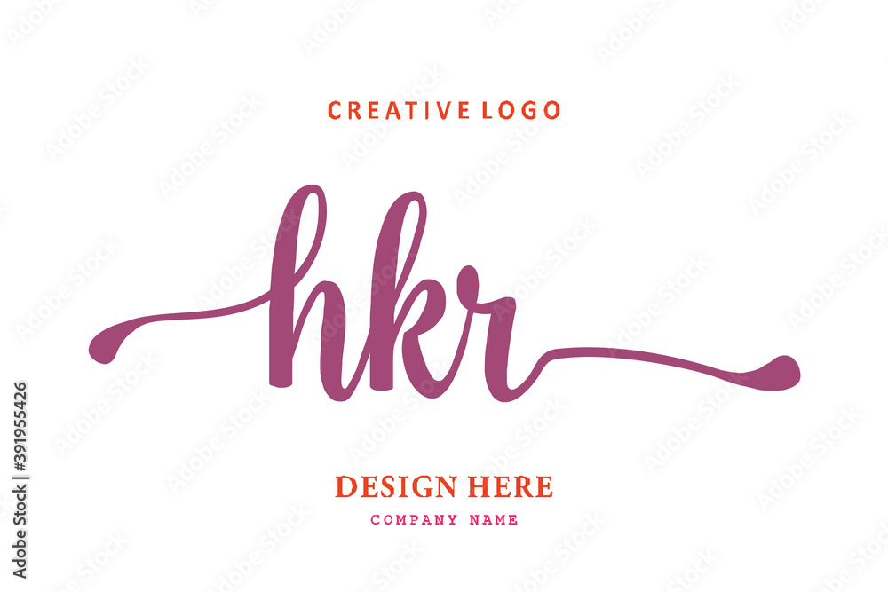 HKR lettering logo is simple, easy to understand and authoritative HKR lettering logo is simple, easy to understand and authoritative