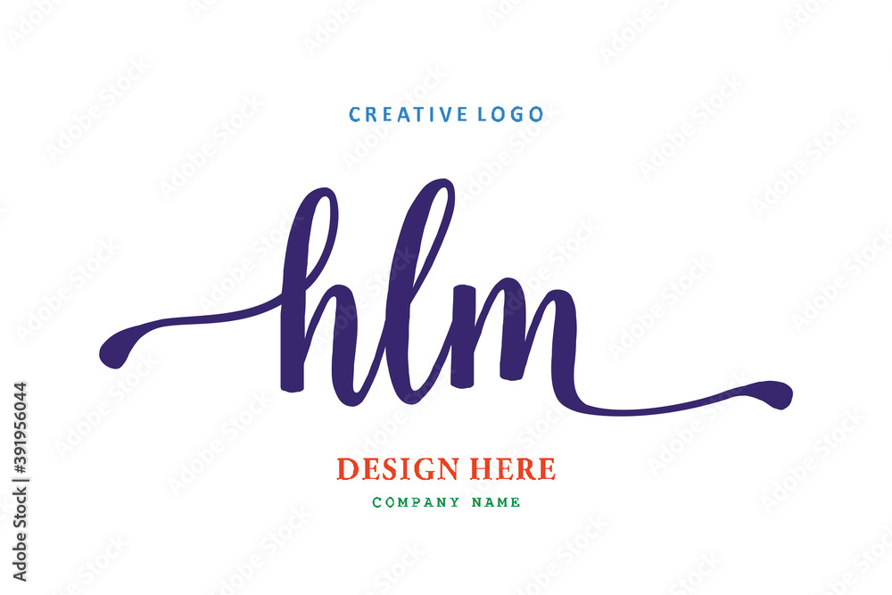 HLM lettering logo is simple, easy to understand and authoritative HLM lettering logo is simple, easy to understand and authoritative
