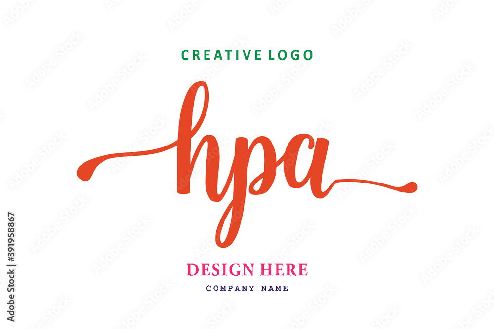 HPA lettering logo is simple, easy to understand and authoritative HPA lettering logo is simple, easy to understand and authoritative