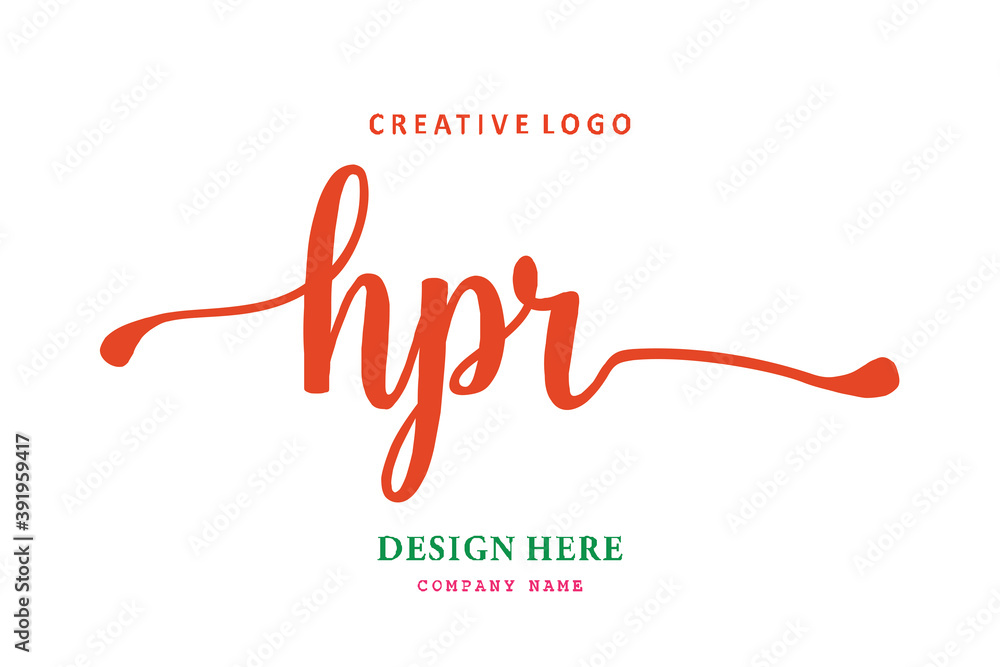 HPR lettering logo is simple, easy to understand and authoritative HPR lettering logo is simple, easy to understand and authoritative
