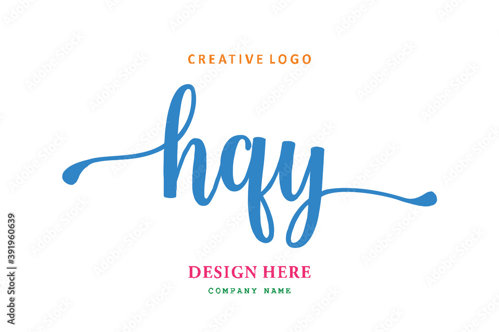 HQY lettering logo is simple, easy to understand and authoritative HQY lettering logo is simple, easy to understand and authoritative