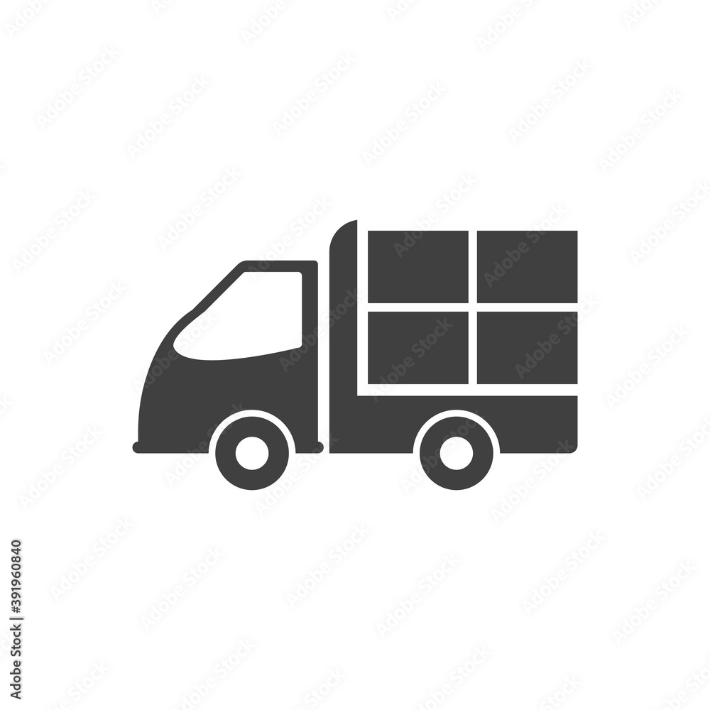 Fototapeta premium fast delivery logo icon