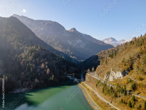 Drone shots from the swiss alps ( Chateau d'Oex, Lac du Vernex) 
