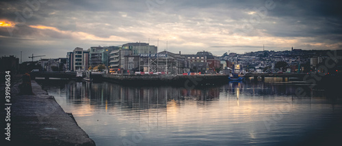 Cork, Ireland - Port of Cork, the main port serving the South of Ireland, and the second busiest port in Ireland.