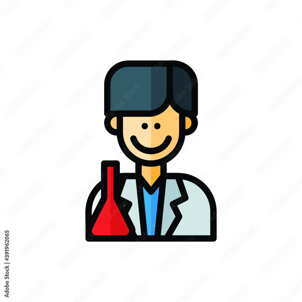 Professor, Scientist Icon Logo Illustration Vector Isolated. Avatar, Character, and Profession Icon-Set. Suitable for Web Design, Logo, App, and UI. Editable Stroke and Pixel Perfect. EPS 10. Professor, Scientist Icon Logo Illustration Vector Isolated. Avatar, Character, and Profession Icon-Set. Suitable for Web Design, Logo, App, and UI. Editable Stroke and Pixel Perfect. EPS 10.